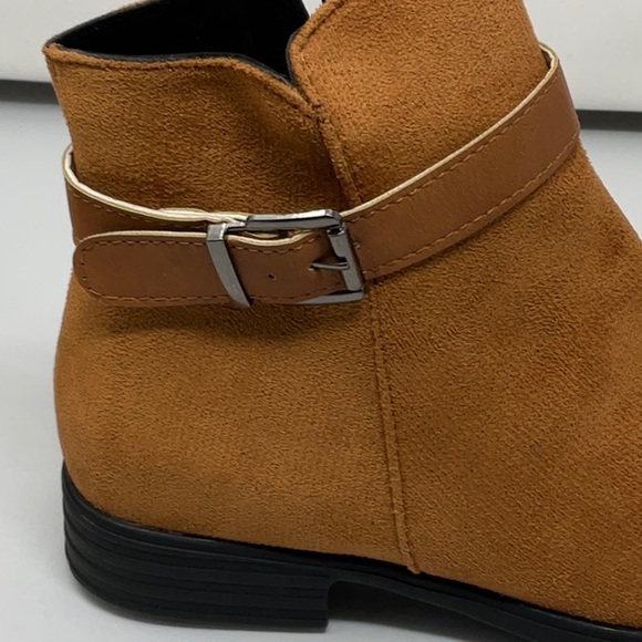 NWOT women’s brown zip ankle boots, size 8.5 - Picture 4 of 11